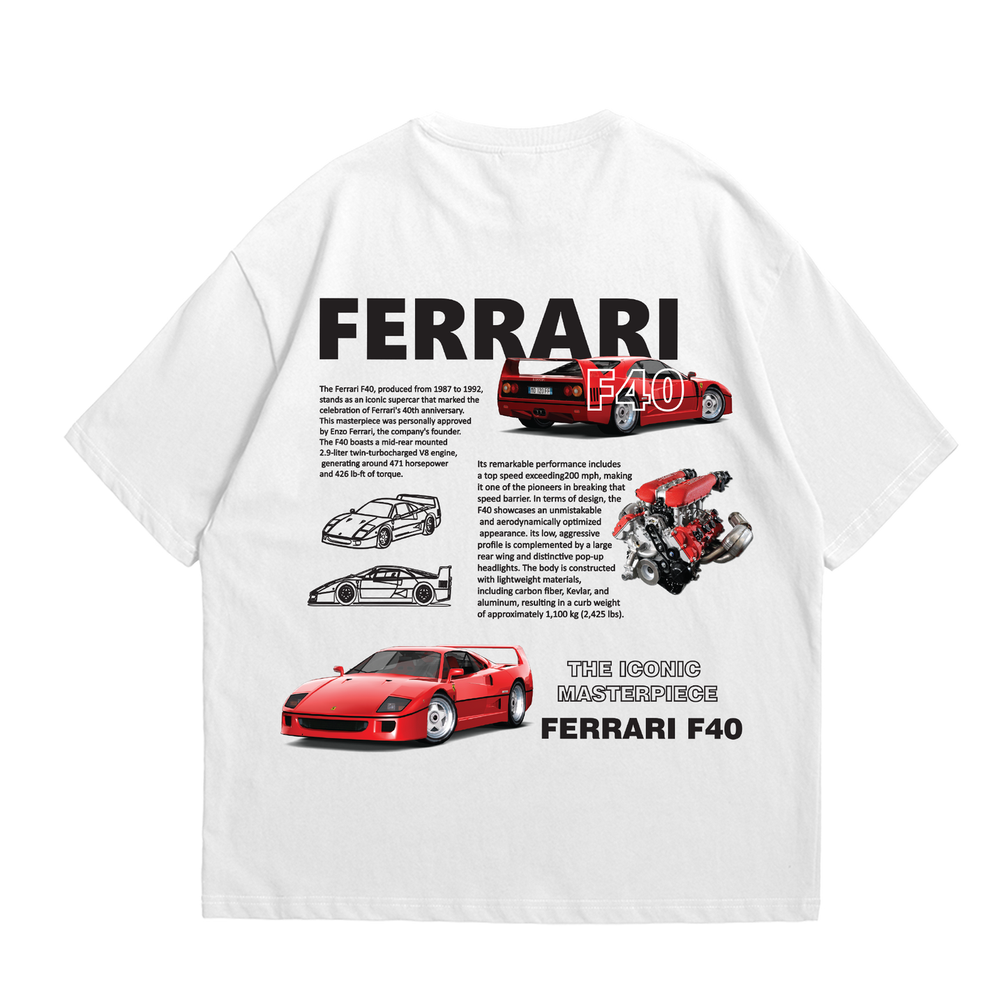 Ferrari T-Shirt Oversized