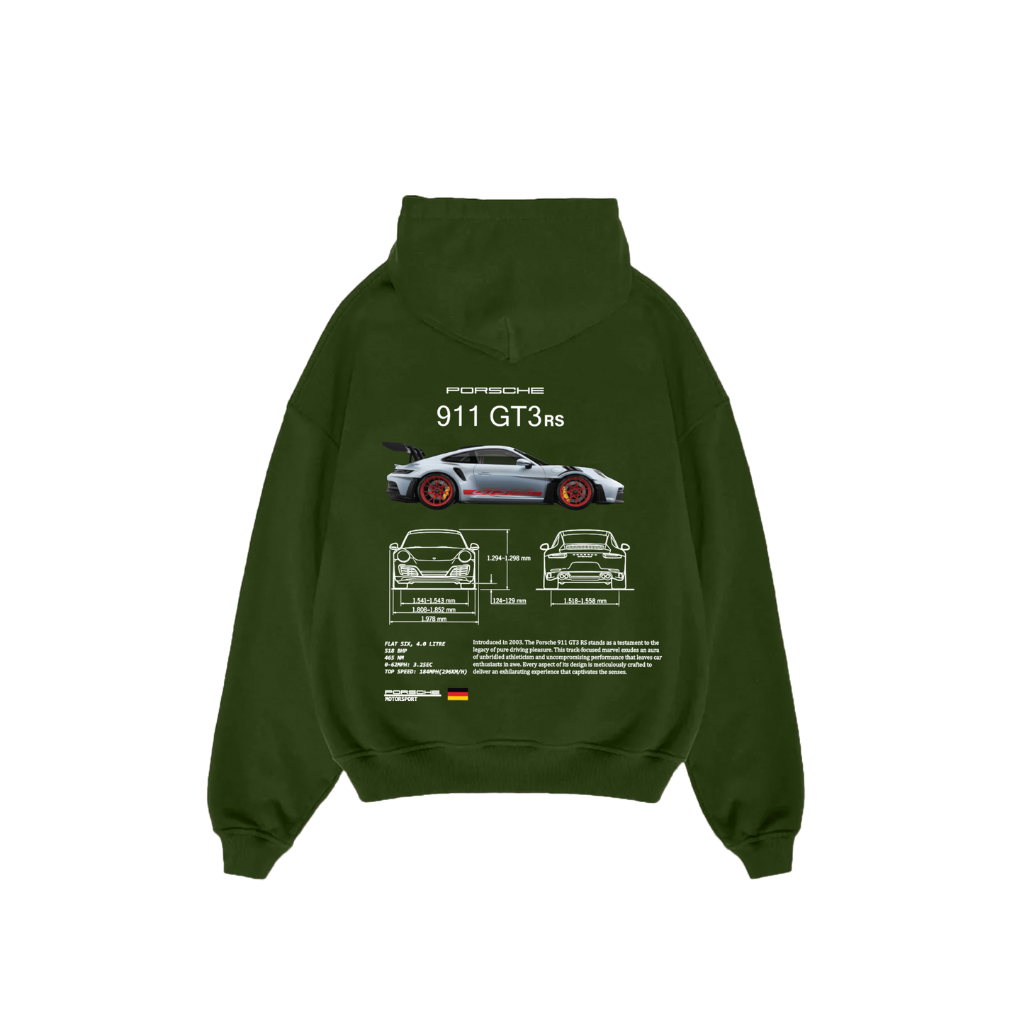 Porsche GT3 RS Hoodie