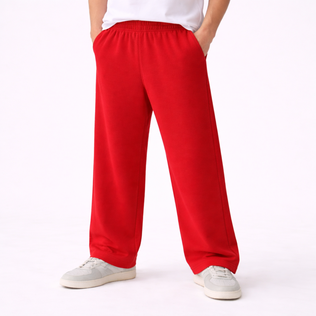 Adults Unisex Open Bottom Sweatpants