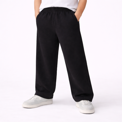 Kids Unisex Open Bottom Sweatpants