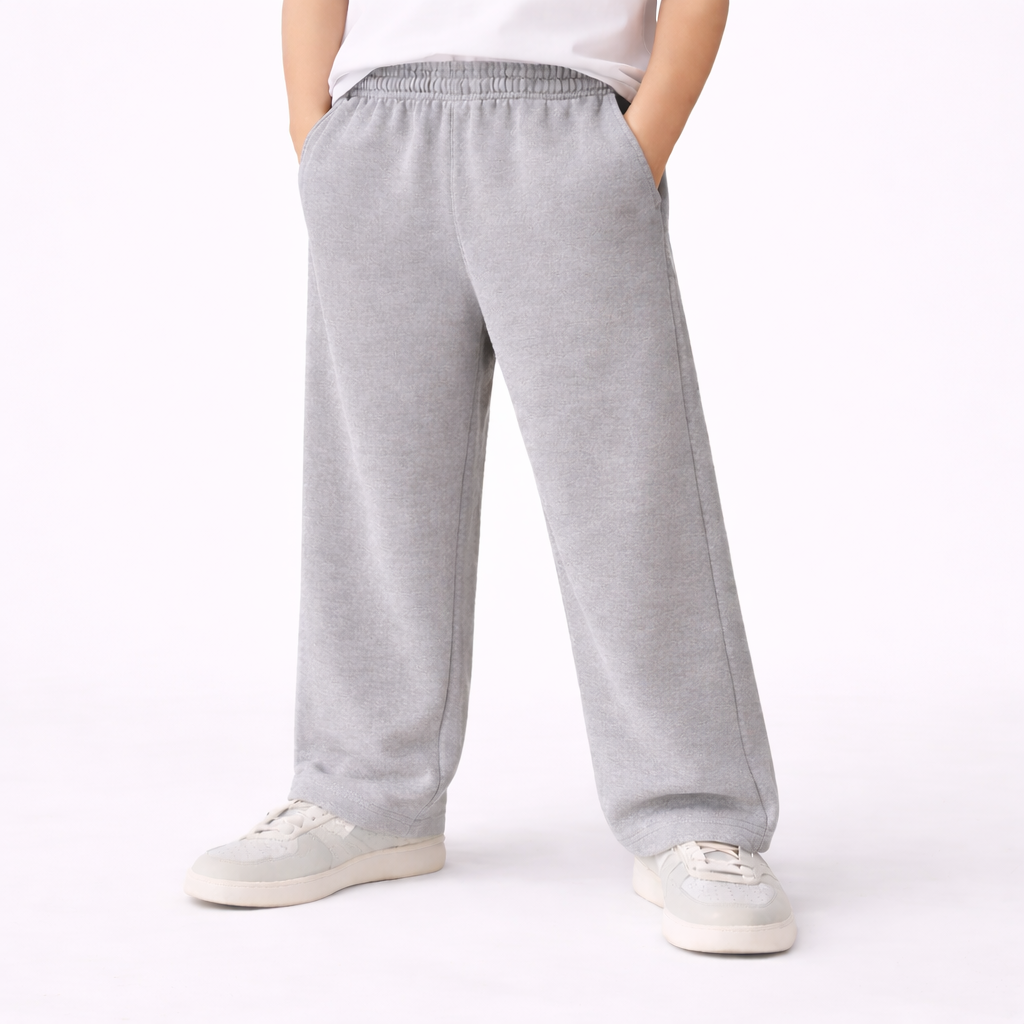 Kids Unisex Open Bottom Sweatpants
