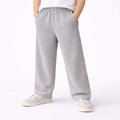 Kids Unisex Open Bottom Sweatpants