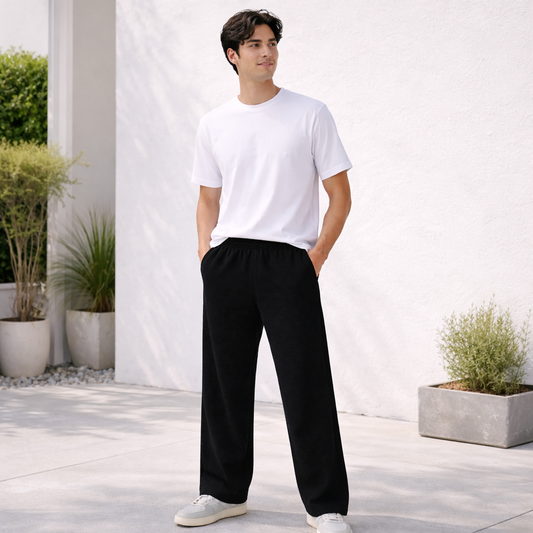 Adults Unisex Open Bottom Sweatpants