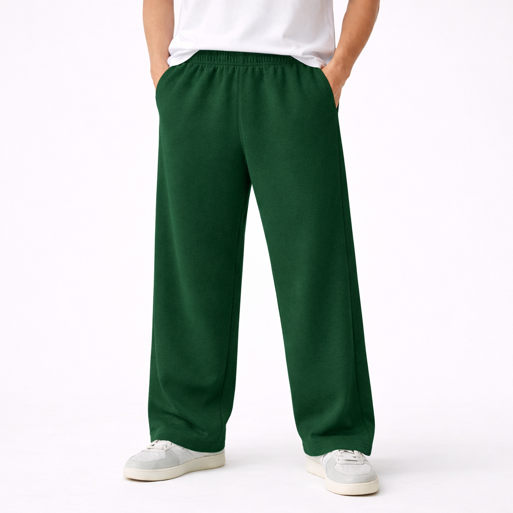 Adults Unisex Open Bottom Sweatpants