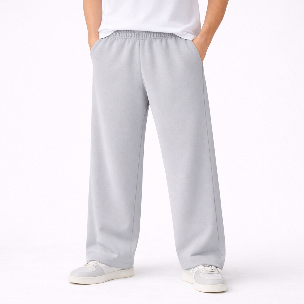 Adults Unisex Open Bottom Sweatpants