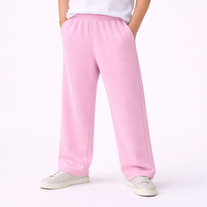 Kids Unisex Open Bottom Sweatpants